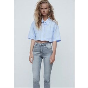 ZARA HI-RISE SCULPT JEANS SIZE: USA 0